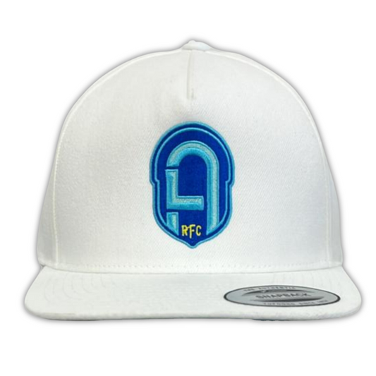 White and Blue Snapback